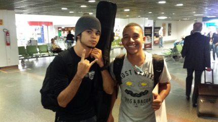 Igor e Emerson, de Redenção (CE), ganhadores na categoria música do Prêmio MPT na Escola (Crédito: Arquivo pessoal)