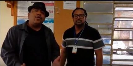 Marcelo Nascimento e Enrico Rocha, em entrevista para a seção "Garantia de Direitos"